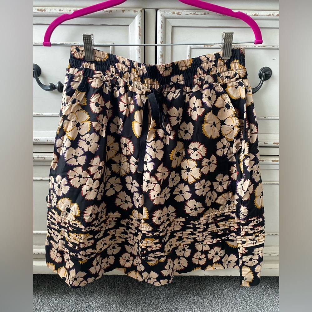 Marc by Marc Jacobs silk skirt with floral print (M)